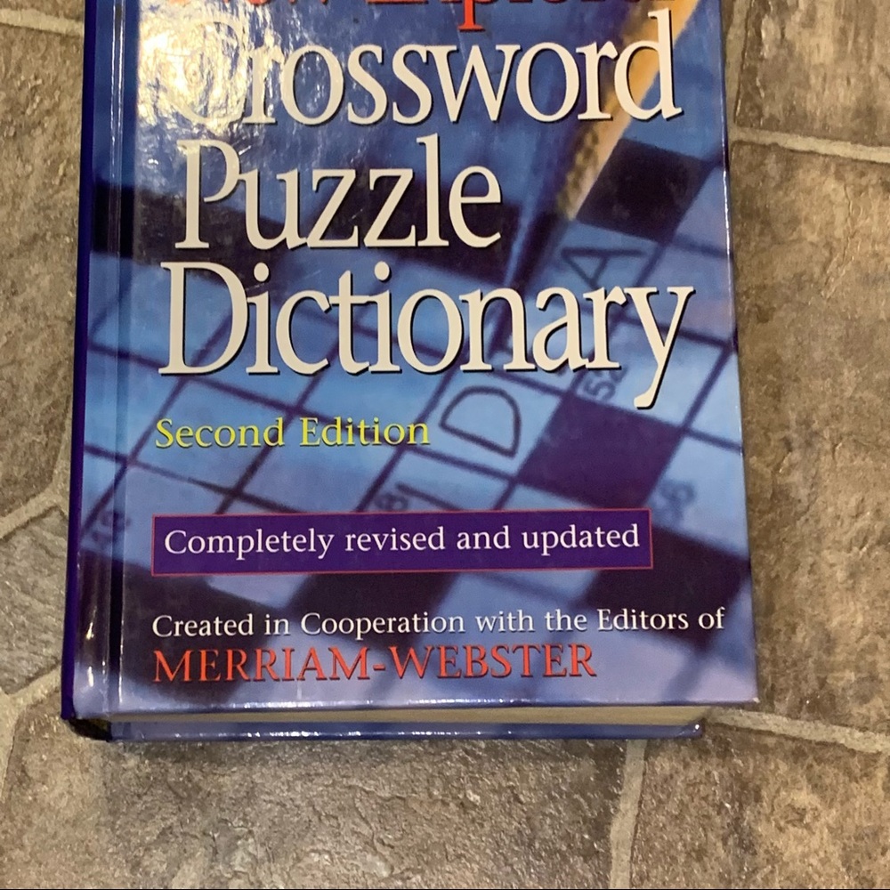 Webster’s New Explorer Crossword Puzzle Dictionary Second Edition Hardback Book - Picture 2 of 11